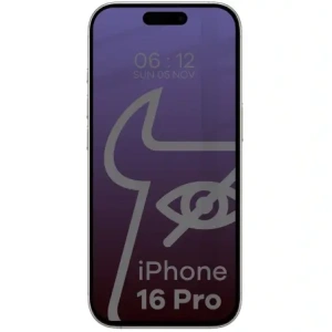 Kup Prywatyzujące szkło hartowane Bizon Glass Edge Shadow do Apple iPhone 16 Pro przyciemniane z czarną ramką - BIZ6355 - {ean13} - Sklep Home Screen