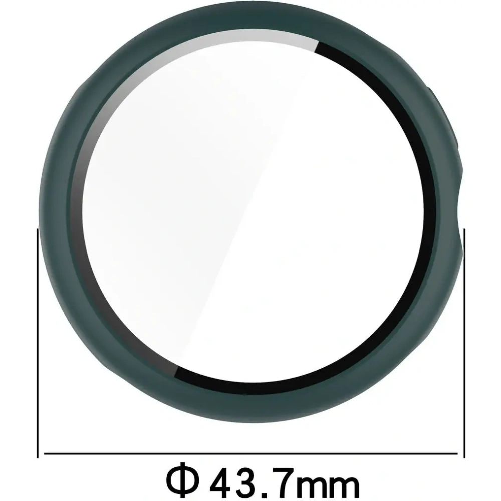 Etui ze szkłem do zegarka Bizon Case+Glass Watch do Google Pixel Watch 3 41mm zielone