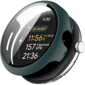 Kup Etui ze szkłem do zegarka Bizon Case+Glass Watch do Google Pixel Watch 3 41mm zielone - BIZ6356 - {ean13} - Sklep Home Screen