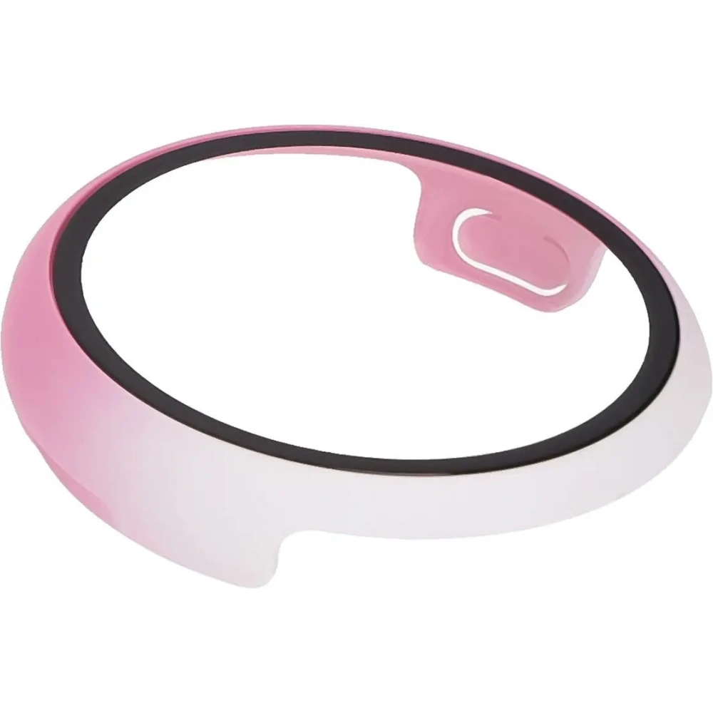 Etui ze szkłem do zegarka Bizon Case+Glass Watch do Google Pixel Watch 3 41mm białoróżowe