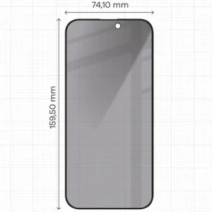 Kup Pryvatizující tvrzené sklo Bizon Glass Edge Shadow pro Apple iPhone 16 Pro Max z černým rámečkem. - BIZ6359 - {ean13} - Sklep Home Screen