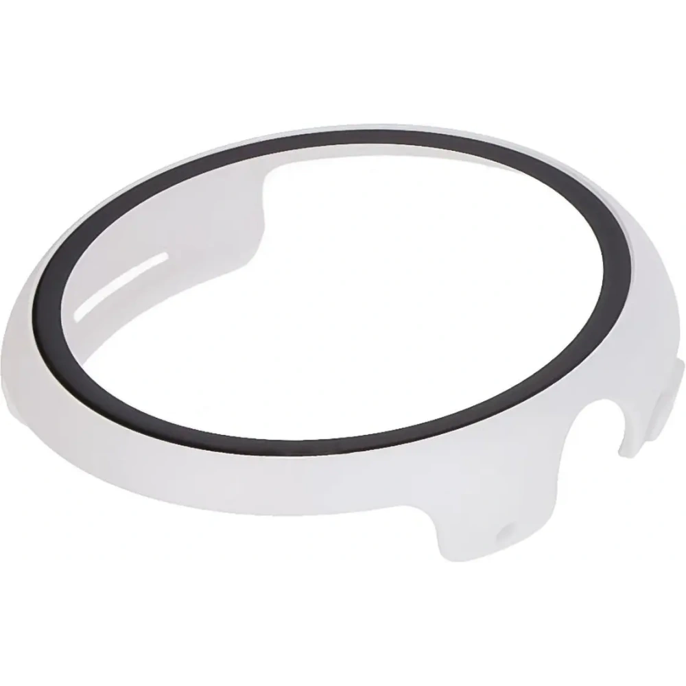 Etui ze szkłem do zegarka Bizon Case+Glass Watch do Google Pixel Watch 3 41mm białe