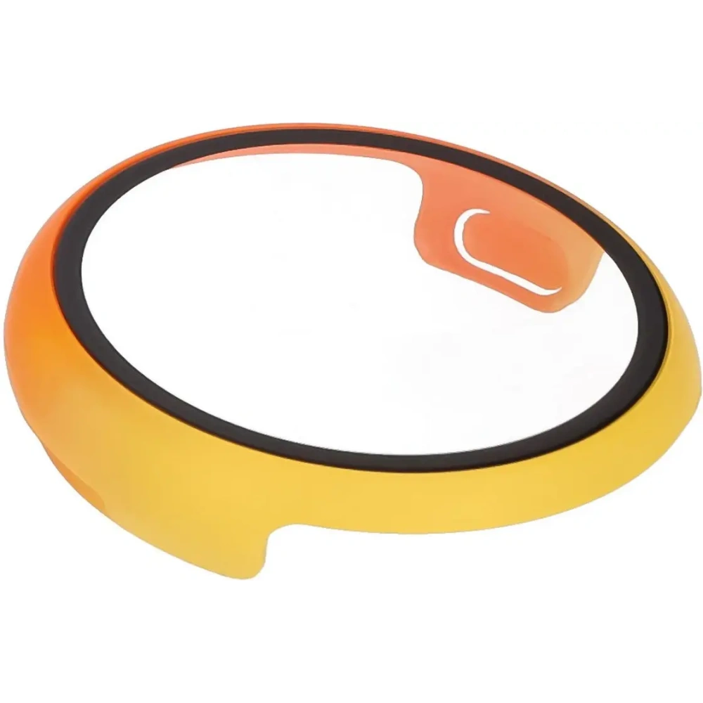 Etui ze szkłem do zegarka Bizon Case+Glass Watch do Google Pixel Watch 3 41mm żółtopomarańczowe