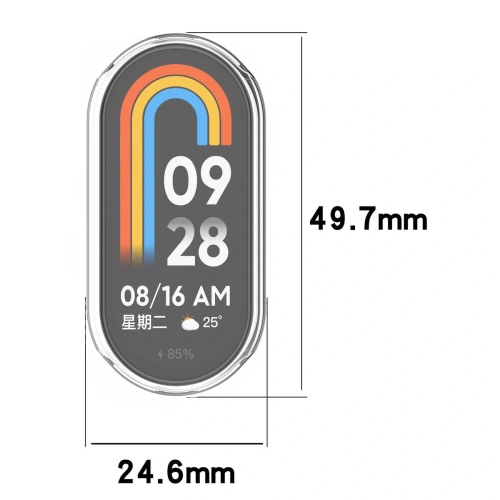 Buy Bizon Case Watch Felipe Xiaomi Smart Band 9 clear - BIZ6365 - {ean13} - Home Screen Store Europe