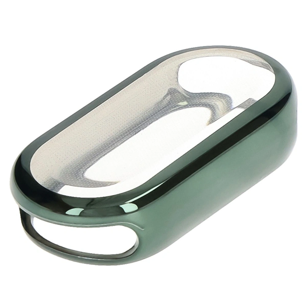 Etui z osłoną ekranu Bizon Case Watch Felipe do Xiaomi Smart Band 9 zielone