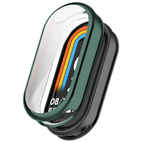 Kup Etui z osłoną ekranu Bizon Case Watch Felipe do Xiaomi Smart Band 9 zielone - BIZ6368 - {ean13} - Sklep Home Screen