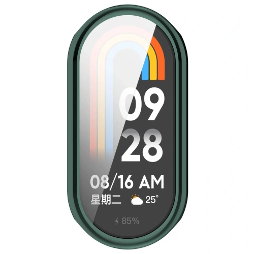 Kup Etui z osłoną ekranu Bizon Case Watch Felipe do Xiaomi Smart Band 9 zielone - BIZ6368 - {ean13} - Sklep Home Screen