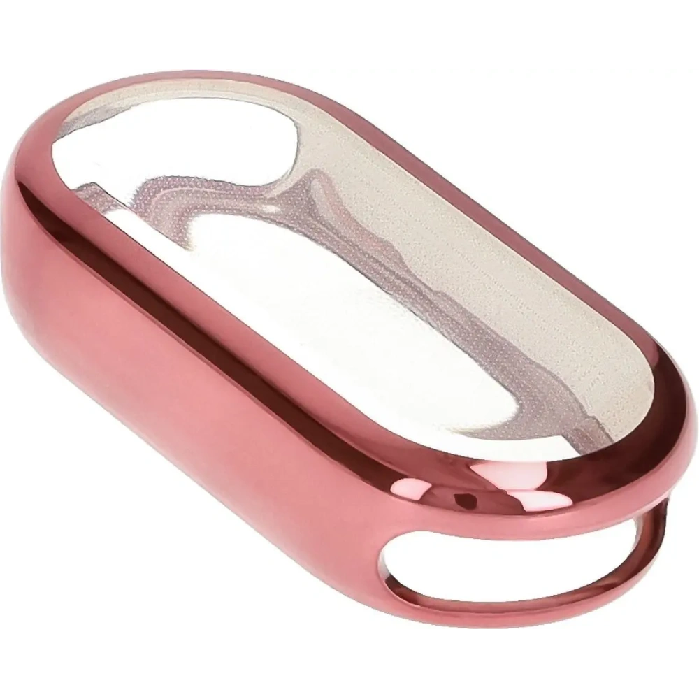 Etui z osłoną ekranu Bizon Case Watch Felipe do Xiaomi Smart Band 9 różowe