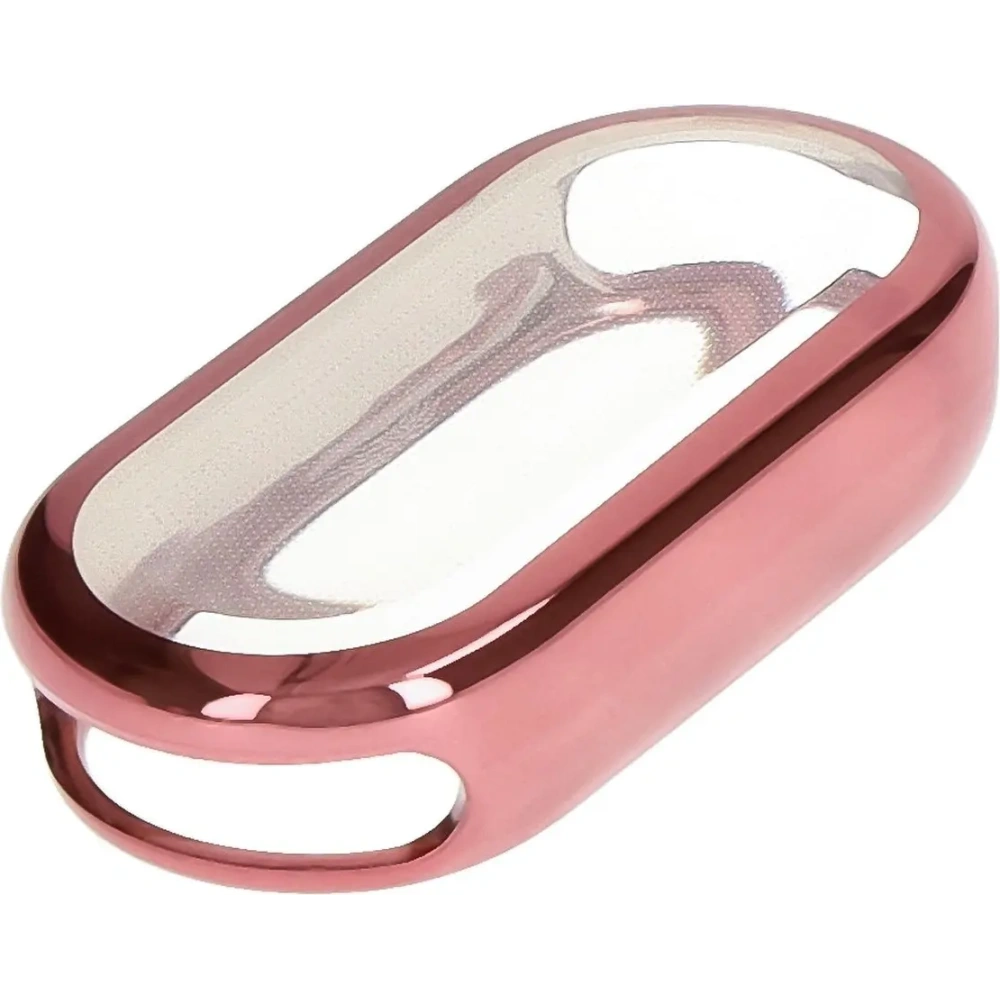 Etui z osłoną ekranu Bizon Case Watch Felipe do Xiaomi Smart Band 9 różowe