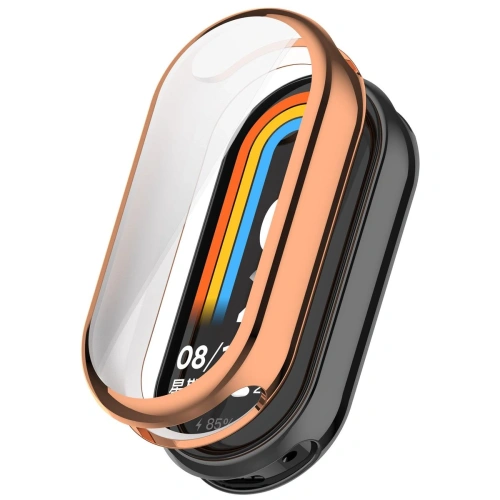 Kup Etui z osłoną ekranu Bizon Case Watch Felipe do Xiaomi Smart Band 9 różowozłote - BIZ6370 - {ean13} - Sklep Home Screen