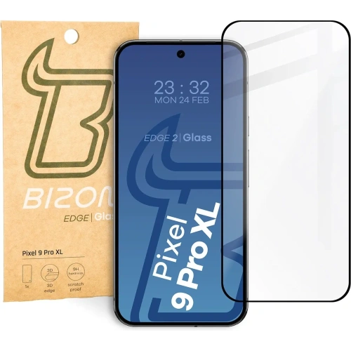 Buy Bizon Glass Edge 2 Google Pixel 9 Pro XL black - BIZ6371 - {ean13} - Home Screen Store Europe