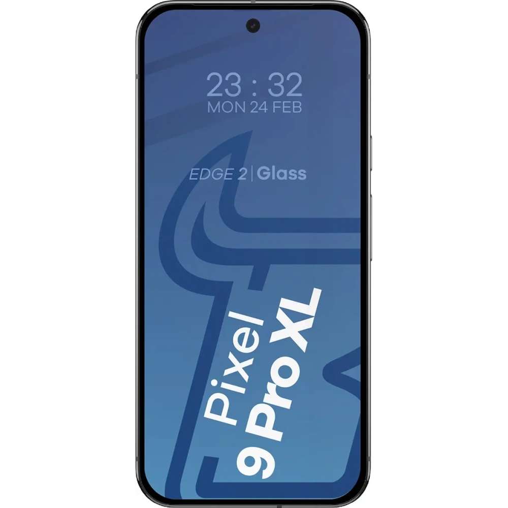 Szkło hartowane Bizon Glass Edge 2 do Google Pixel 9 Pro XL czarna ramka