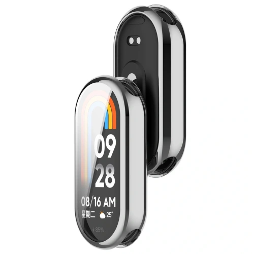 Kup Etui Bizon Case Watch Felipe do Xiaomi Smart Band 9 srebrne - BIZ6372 - {ean13} - Sklep Home Screen