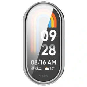 Kup Etui Bizon Case Watch Felipe do Xiaomi Smart Band 9 srebrne - BIZ6372 - {ean13} - Sklep Home Screen