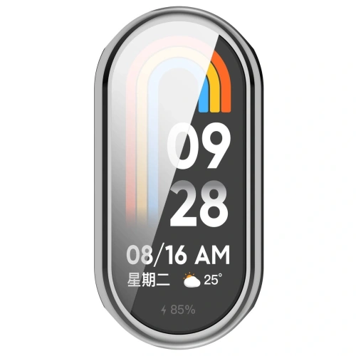 Kup Etui Bizon Case Watch Felipe do Xiaomi Smart Band 9 srebrne - BIZ6372 - {ean13} - Sklep Home Screen