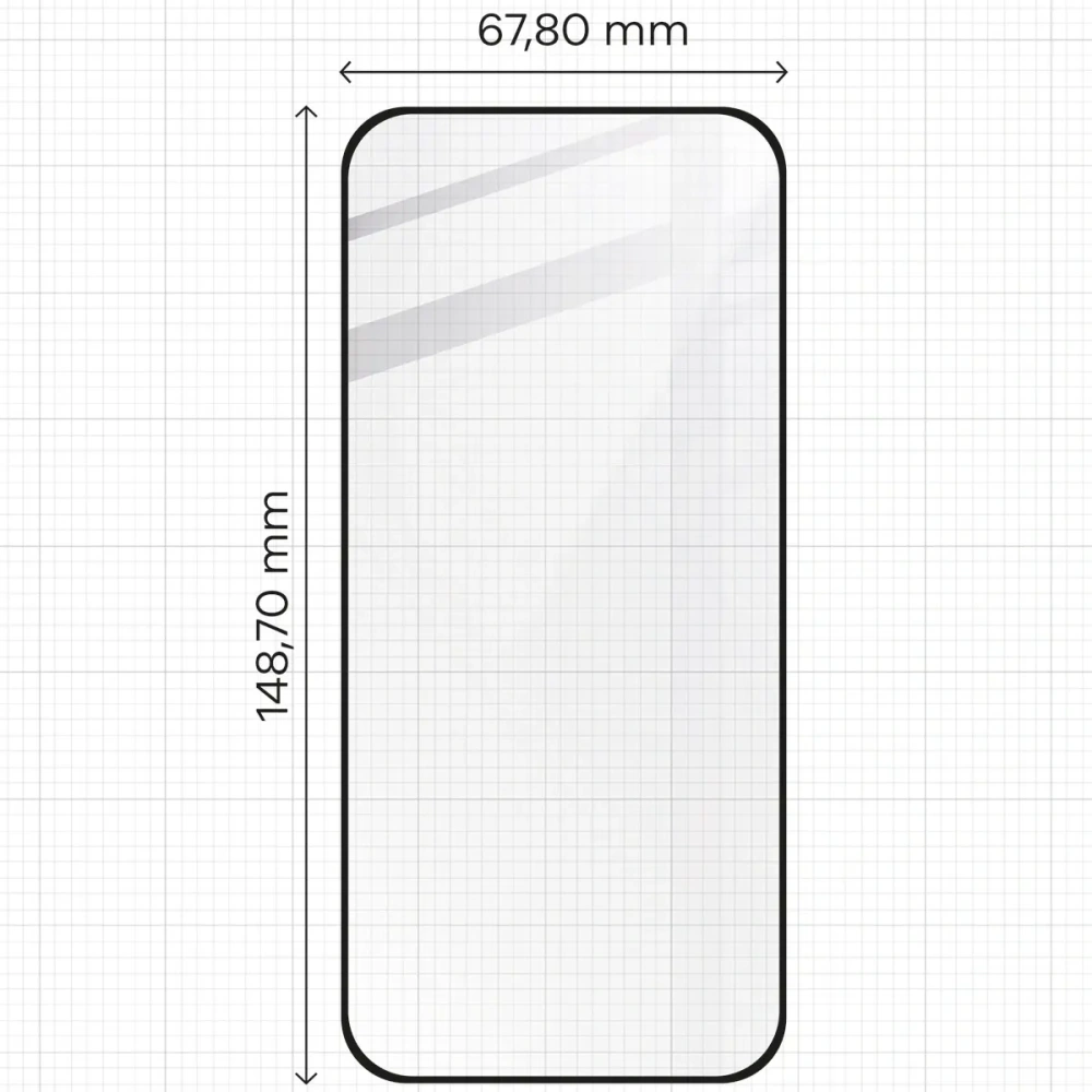 Szkło hartowane Bizon Glass Edge 2 do Google Pixel 9 / 9 Pro  czarna ramka
