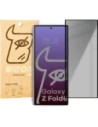 Prywatyzující tvrzené sklo Bizon Glass Edge Shadow do Samsung Galaxy Z Fold6 z černým rámem