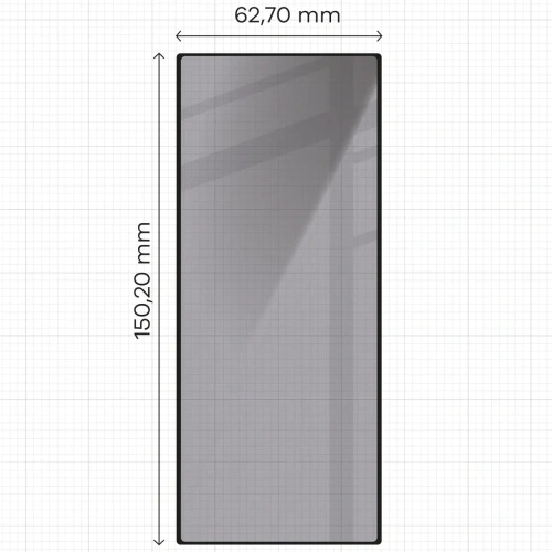 Buy Bizon Glass Edge Shadow Samsung Galaxy Z Fold6 tinted with a black frame - BIZ6374 - {ean13} - Home Screen Store Europe