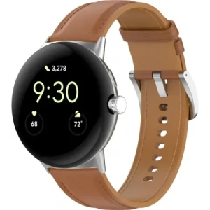 Kup Skórzany pasek Bizon Strap Watch Casual 41 mm do Pixel Watch 3/Watch 2/Watch 1 jasnobrązowy - BIZ6375 - {ean13} - Sklep Home Screen