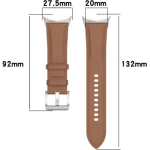 Kup Skórzany pasek Bizon Strap Watch Casual 41 mm do Pixel Watch 3/Watch 2/Watch 1 jasnobrązowy - BIZ6375 - {ean13} - Sklep Home Screen