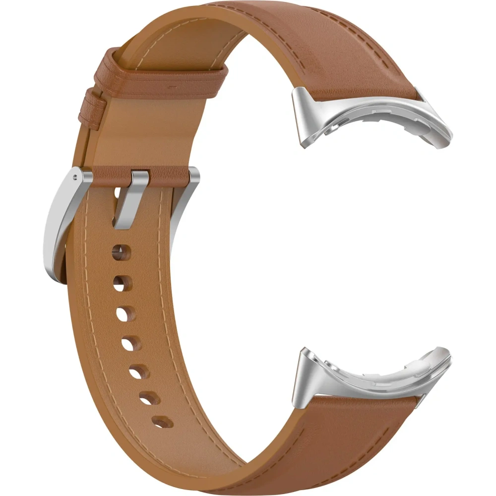 Skórzany pasek Bizon Strap Watch Casual 41 mm do Pixel Watch 3/Watch 2/Watch 1 jasnobrązowy