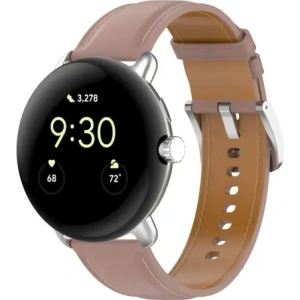 Kup Skórzany pasek Bizon Strap Watch Casual 41 mm do Pixel Watch 3/Watch 2/Watch 1 różowy - BIZ6377 - {ean13} - Sklep Home Screen