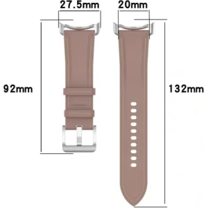 Kup Skórzany pasek Bizon Strap Watch Casual 41 mm do Pixel Watch 3/Watch 2/Watch 1 różowy - BIZ6377 - {ean13} - Sklep Home Screen
