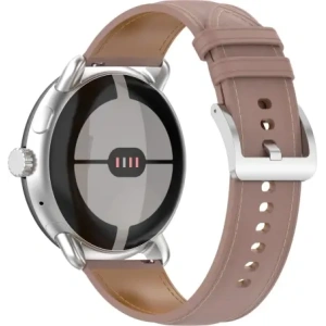Kup Skórzany pasek Bizon Strap Watch Casual 41 mm do Pixel Watch 3/Watch 2/Watch 1 różowy - BIZ6377 - {ean13} - Sklep Home Screen