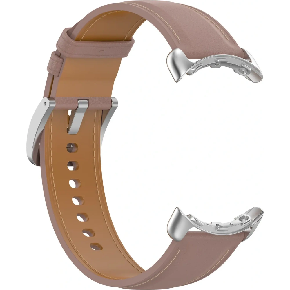 Skórzany pasek Bizon Strap Watch Casual 41 mm do Pixel Watch 3/Watch 2/Watch 1 różowy