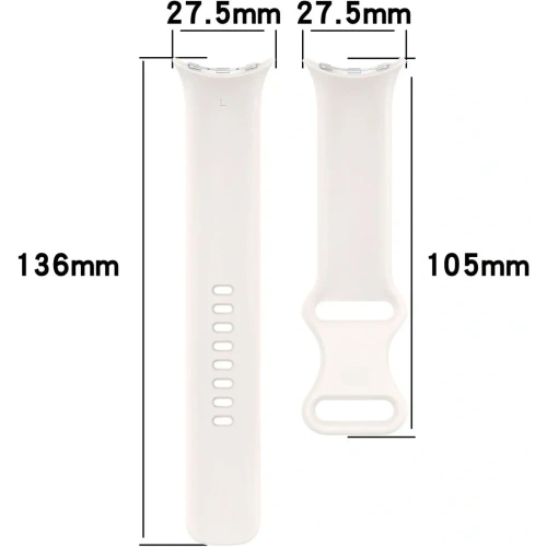 Kup Bizon Armbanduhr Silikon Google Pixel Uhr 3/Uhr 2/Uhr 1 41mm Perle - BIZ6379 - {ean13} - Sklep Home Screen