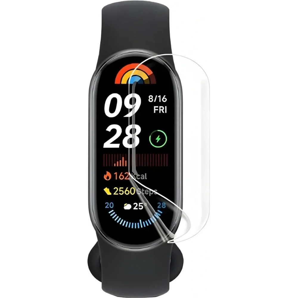 Folia hydrożelowa na ekran Bizon Glass Watch Hydrogel do Xiaomi Smart Band 9 [2 PACK]