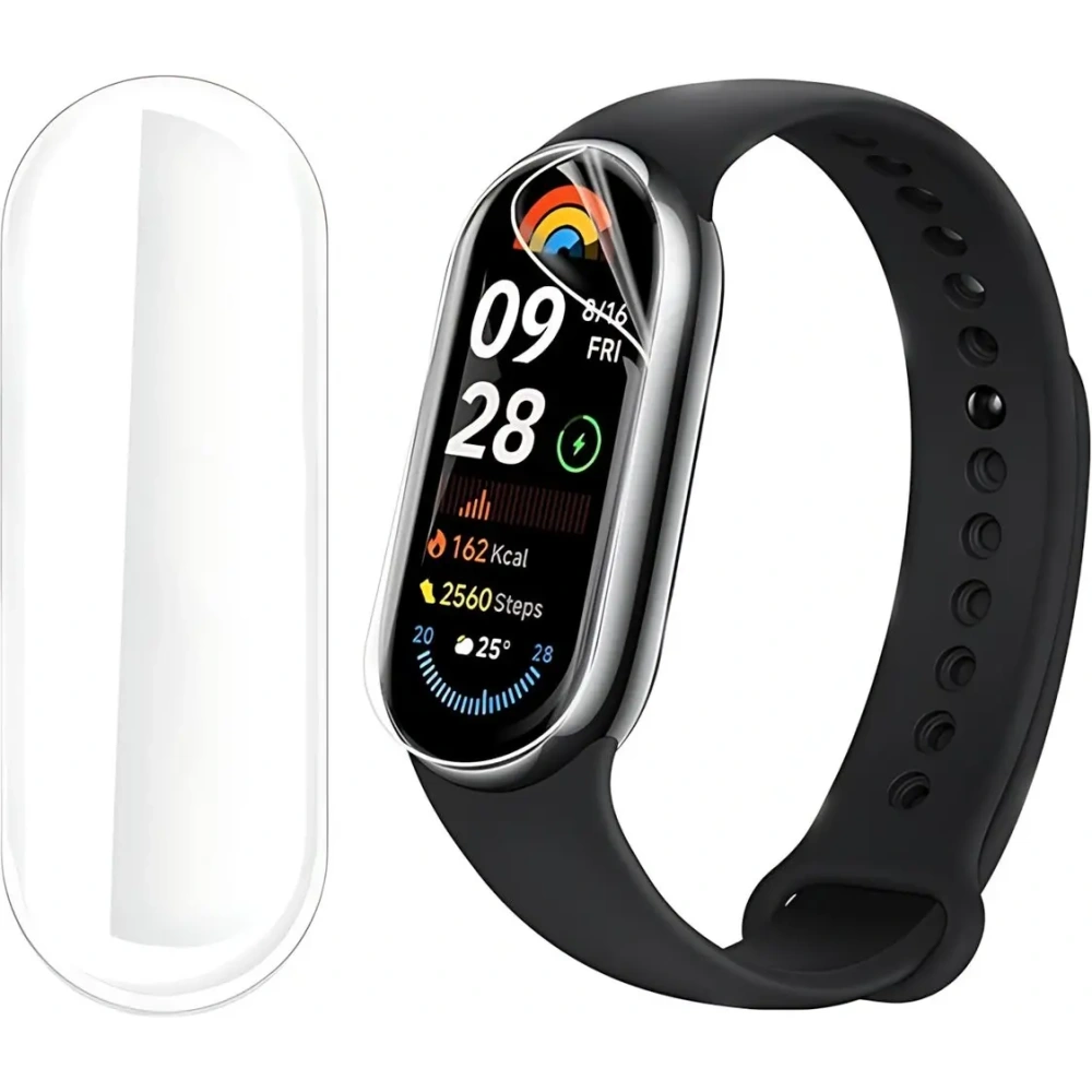 Folia hydrożelowa na ekran Bizon Glass Watch Hydrogel do Xiaomi Smart Band 9 [2 PACK]