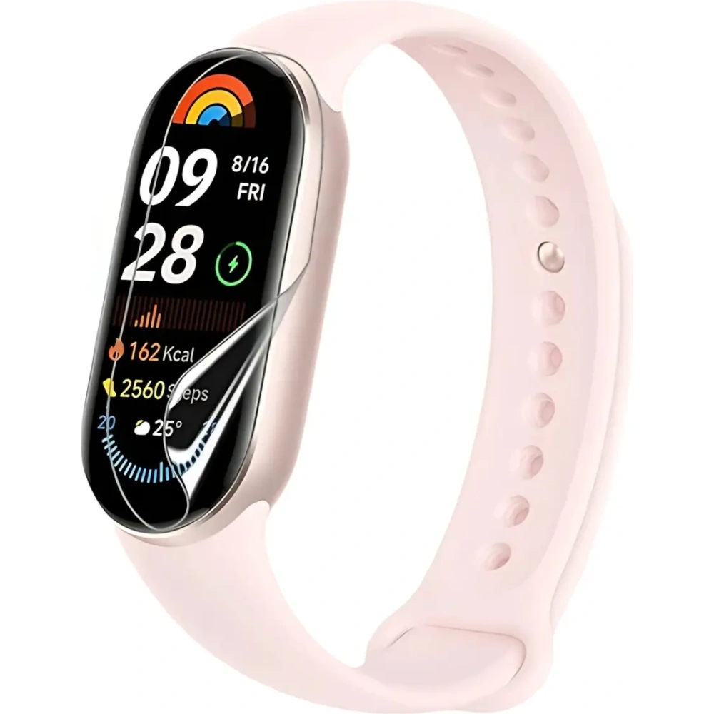 Folia hydrożelowa na ekran Bizon Glass Watch Hydrogel do Xiaomi Smart Band 9 [2 PACK]