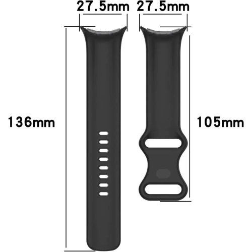 Kup Bizon Strap Óra Szilikon Google Pixel Óra 3/Óra 2/Óra 1 41mm fekete - BIZ6381 - {ean13} - Sklep Home Screen