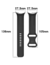 Kup Silikonowy pasek Bizon Strap Watch Silicone do Google Pixel Watch 3/Watch 2/Watch 1 41mm czarny - BIZ6381 - {ean13} - Sklep Home Screen