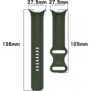 Kup Silikonowy pasek Bizon Strap Watch Silicone do Google Pixel Watch 3/Watch 2/Watch 1 41mm ciemnozielony - BIZ6383 - {ean13} - Sklep Home Screen