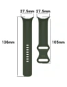 Kup Silikonový pásek Bizon Strap Watch Silicone pro Google Pixel Watch 3/Watch 2/Watch 1 41mm tmavě zelený - BIZ6383 - {ean13} - Sklep Home Screen