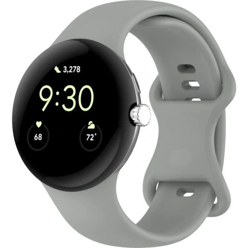 Kup Silikonový pásek Bizon Strap Watch Silicone do Google Pixel Watch 3/Watch 2/Watch 1 41mm šedý - BIZ6384 - {ean13} - Sklep Home Screen