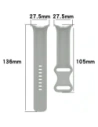 Kup Silikonový pásek Bizon Strap Watch Silicone do Google Pixel Watch 3/Watch 2/Watch 1 41mm šedý - BIZ6384 - {ean13} - Sklep Home Screen
