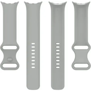 Silikonový pásek Bizon Strap Watch Silicone do Google Pixel Watch 3/Watch 2/Watch 1 41mm šedý