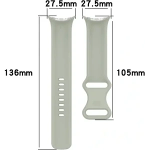 Kup Silikonowy pasek Bizon Strap Watch Silicone do Google Pixel Watch 3/Watch 2/Watch 1 41mm khaki - BIZ6385 - {ean13} - Sklep Home Screen
