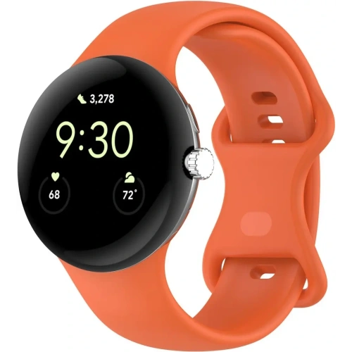 Kup Bizon szíjóra szilikon Google Pixel Óra 3/Óra 2/Óra 1 41mm narancssárga - BIZ6386 - {ean13} - Sklep Home Screen