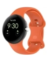 Bizon Armband Uhr Silikon Google Pixel Uhr 3/Uhr 2/Uhr 1 41mm orange