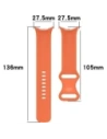 Kup Bizon Armband Uhr Silikon Google Pixel Uhr 3/Uhr 2/Uhr 1 41mm orange - BIZ6386 - {ean13} - Sklep Home Screen