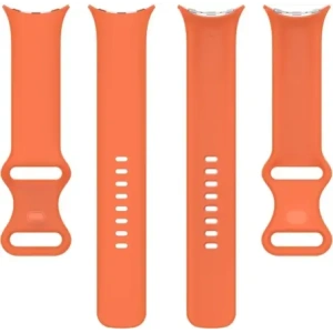 Silikonový pásek Bizon Strap Watch Silicone do Google Pixel Watch 3/Watch 2/Watch 1 41mm oranžový