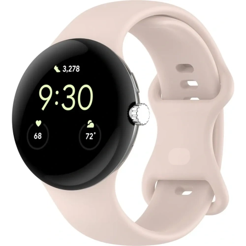 Kup Bizon Szíjas Óra Szilikon Google Pixel Óra 3/Óra 2/Óra 1 41mm világos rózsaszín - BIZ6387 - {ean13} - Sklep Home Screen