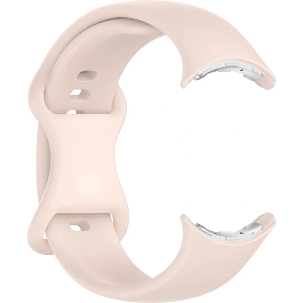 Silikonowy pasek Bizon Strap Watch Silicone do Google Pixel Watch 3/Watch 2/Watch 1 41mm jasnoróżowy