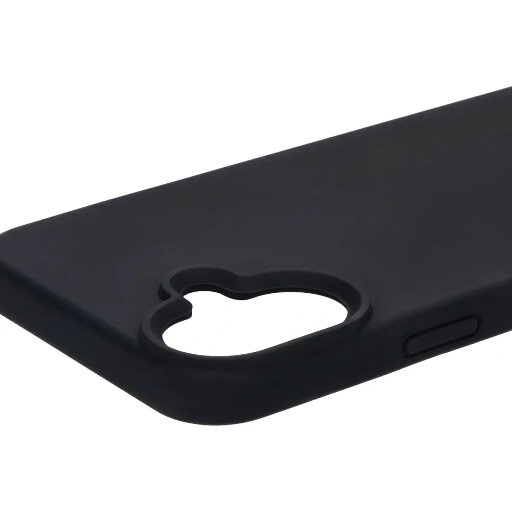 Silikonowe etui Bizon Soft Case do Apple iPhone 16 Plus czarne