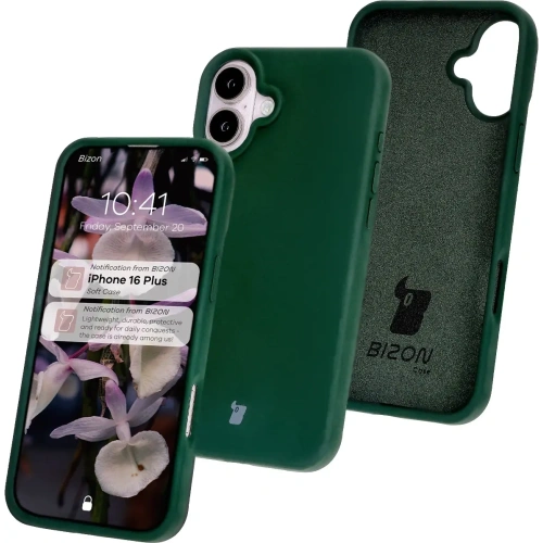 Buy Bizon Soft Case Apple iPhone 16 Plus dark green - BIZ6391 - {ean13} - Home Screen Store Europe