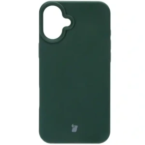 Silikonowe etui Bizon Soft Case do Apple iPhone 16 Plus ciemnozielone